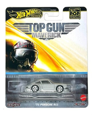 Hot Wheels Premium Pop Culture Top Gun Maverick '71 Porsche 911 Die-Cast Car