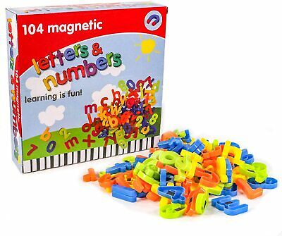 Magnetic Small Letters And Numbers X104Pcs