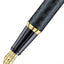 Sheaffer Fountain Pen  Engraved Matt Black Barrel and Chrome Trims