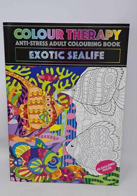 Adult Colouring Book A4  Exotic Underwater World