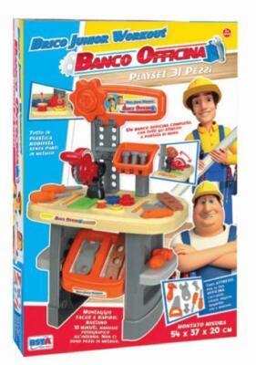 Brico Junior Workout Workbench Playset - 31 Pieces