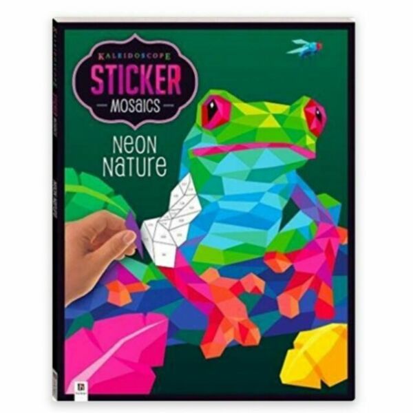 Sticker Mosaics: Neon Nature