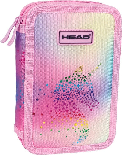 Empty 2 Zip Unicorn Pencil Case