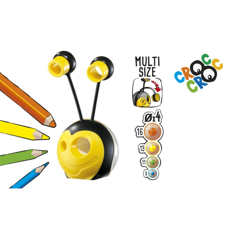 Maped Croc Croc Universal Pencil Sharpener 4 Sizes