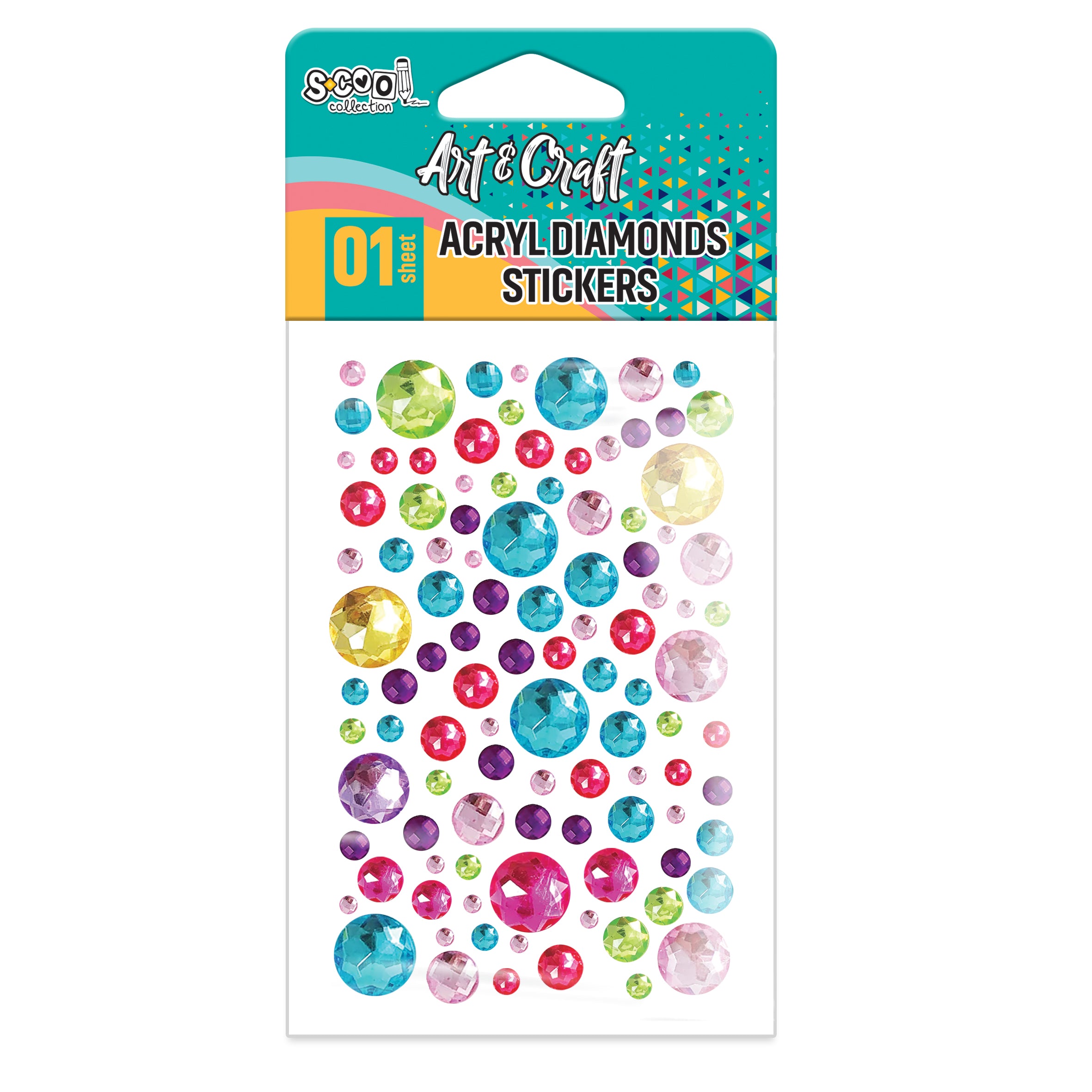 Gems Diamonds stickers – Eduline Malta