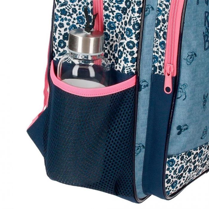 Backpack 3 Zip Minnie Mouse Rain Bows