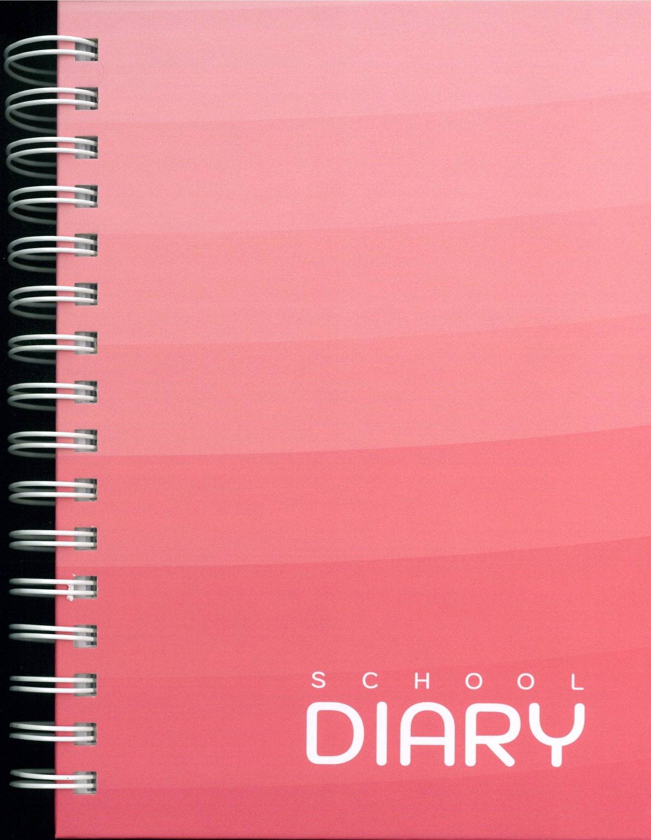 Spiral School Diary Red