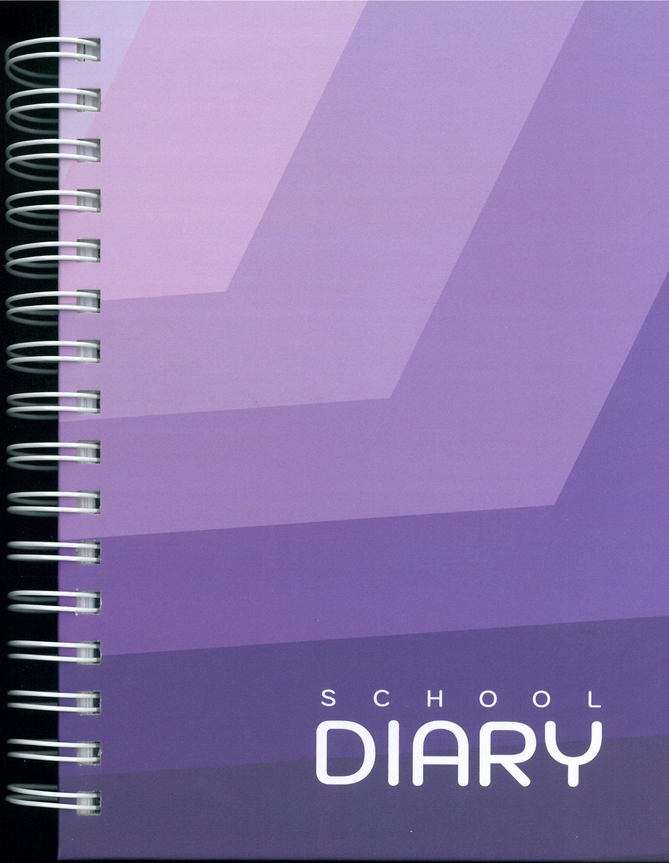 Spiral School Diary Purple
