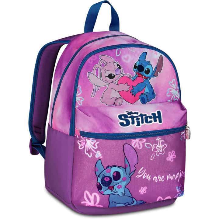 Seven Lilo & Stitch You Are Magical Double Compartment School Backpack fit A4