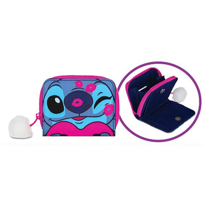 Lilo & Stitch Button Closure Wallet