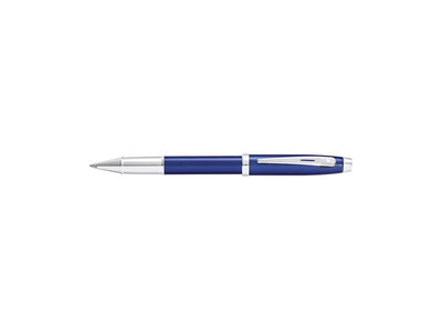 Sheaffer - Rollerball Glossy Blue Lacquer Chrome Plated