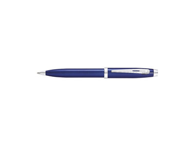 Sheaffer - Balpen Glossy Blue Lacquer Chrome Plated