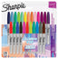 Sharpie Permanent Markers Fine Point Electro Pop Assorted Colours x 24 pcs