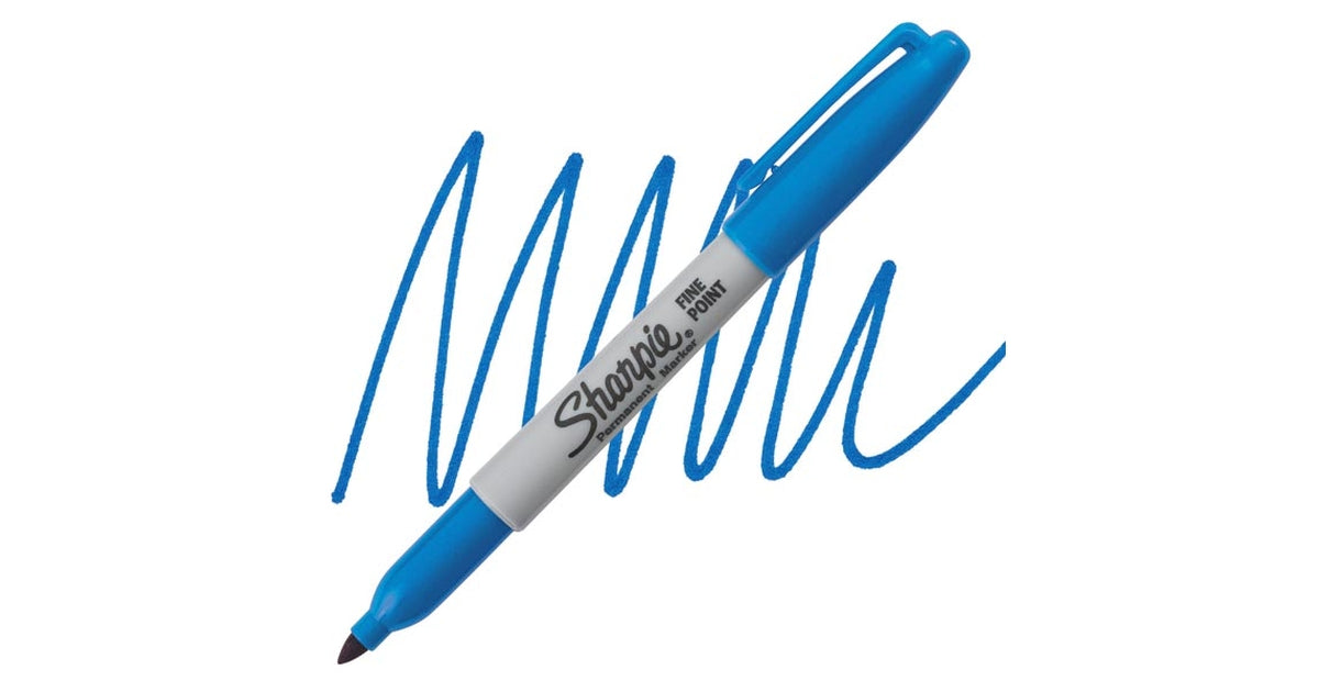 Sharpie Permanent Marker Fine Light Blue