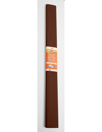 Crepe Paper 2.5X0.50 Mtr Brown