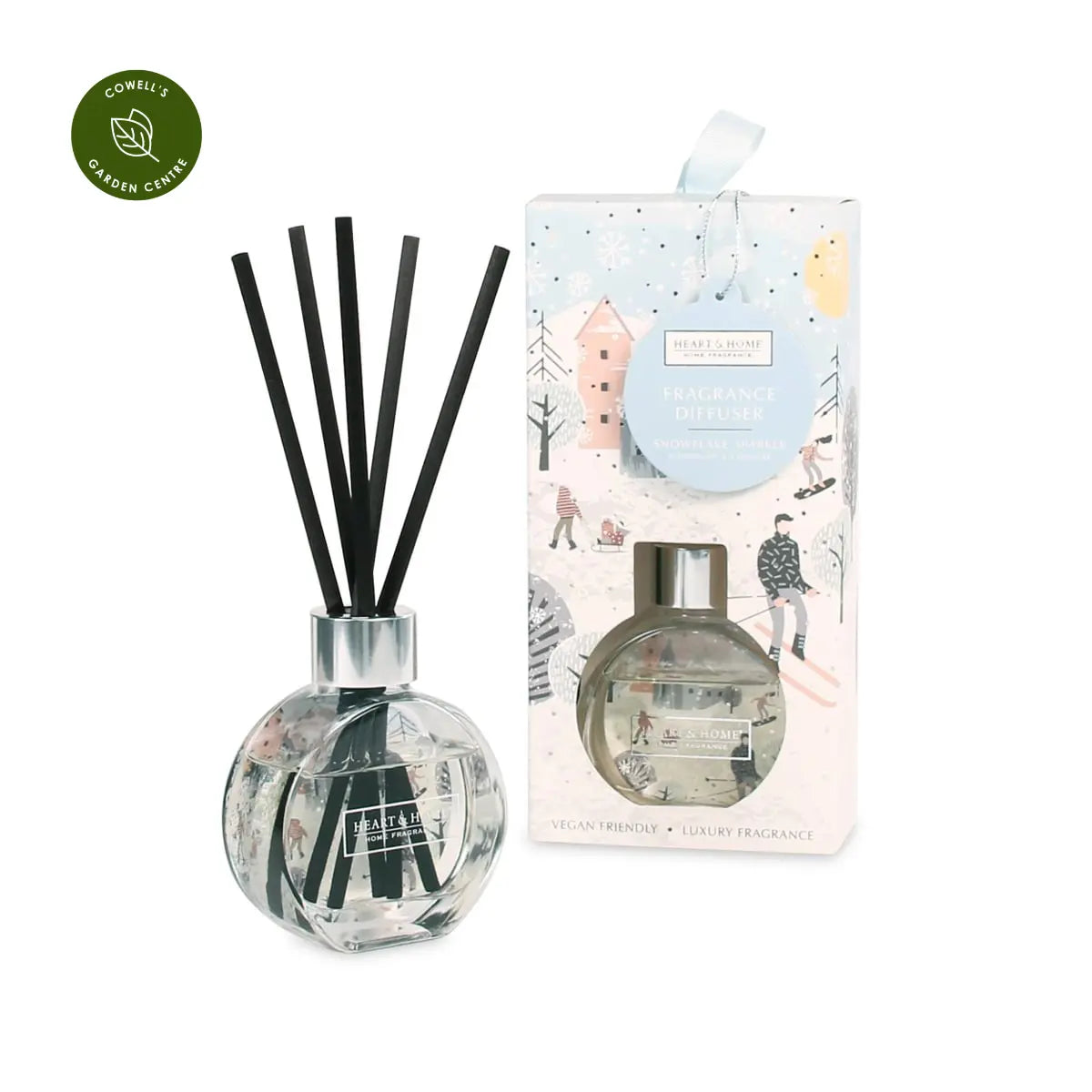 HEART & HOME Snowflake Sparkle Fragrance Diffuser, 70 ml