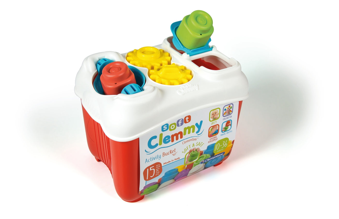 Soft Clemmy Activity Bucket Blocks