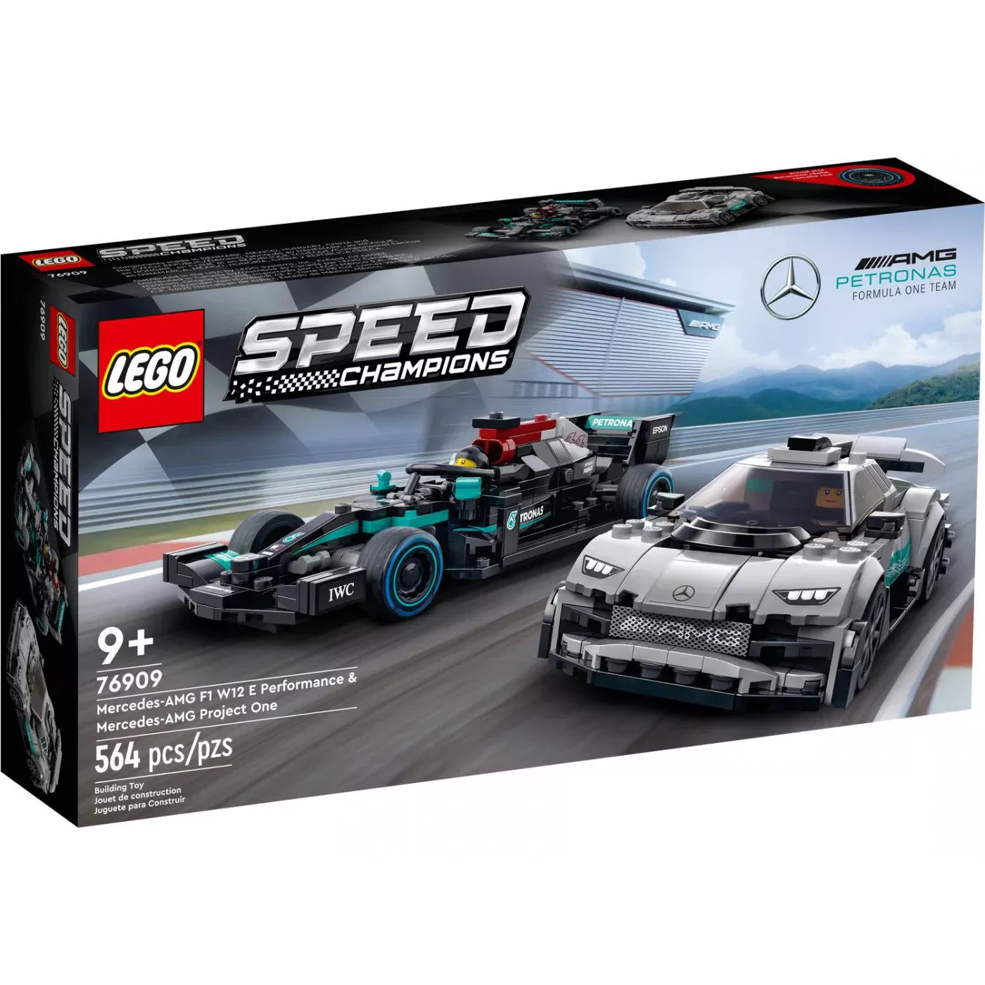 LEGO 76909 Mercedes-AMG F1 W12 E Performance & Mercedes-AMG Project One