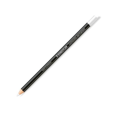 Lumocolor Glasochrom Permanent Marker Pencil - White