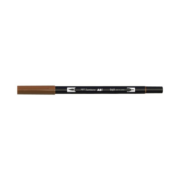 Tombow Dual Brush Pen Chocolate 969
