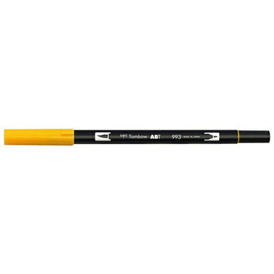 Tombow Dual Brush Pen Chrome Orange 993