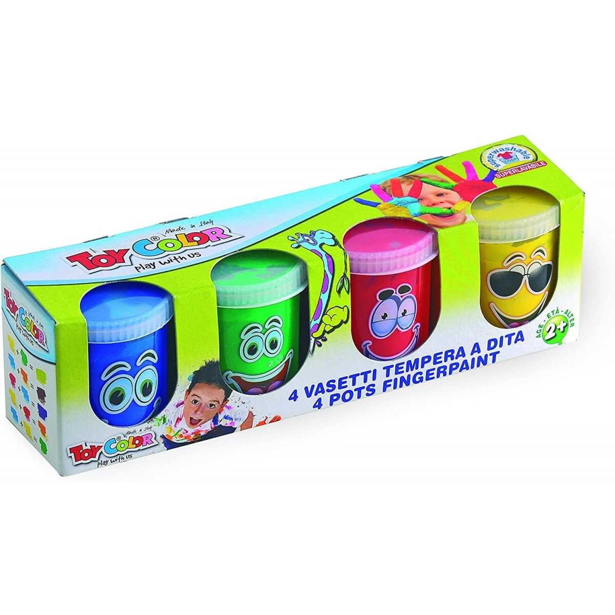 Finger Paints X4 Pots
