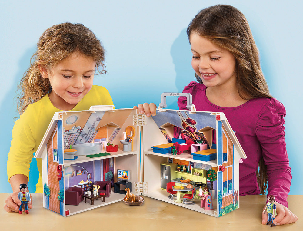 Playmobil Take Along Dollhouse - 70985 - 64 Pieces