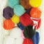Pom Poms Coloured 25Mm-25Pcs