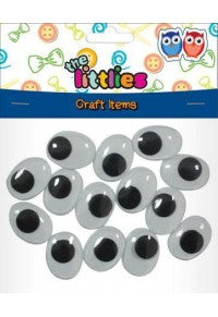 Wiggly Eyes Round 20X15Mm