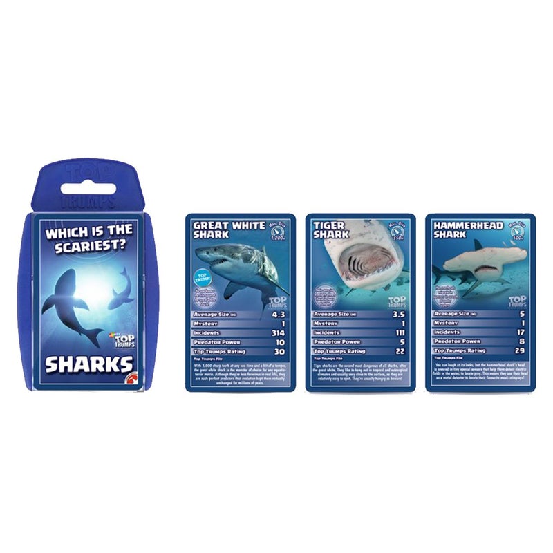 Top Trumps - Sharks Card Game