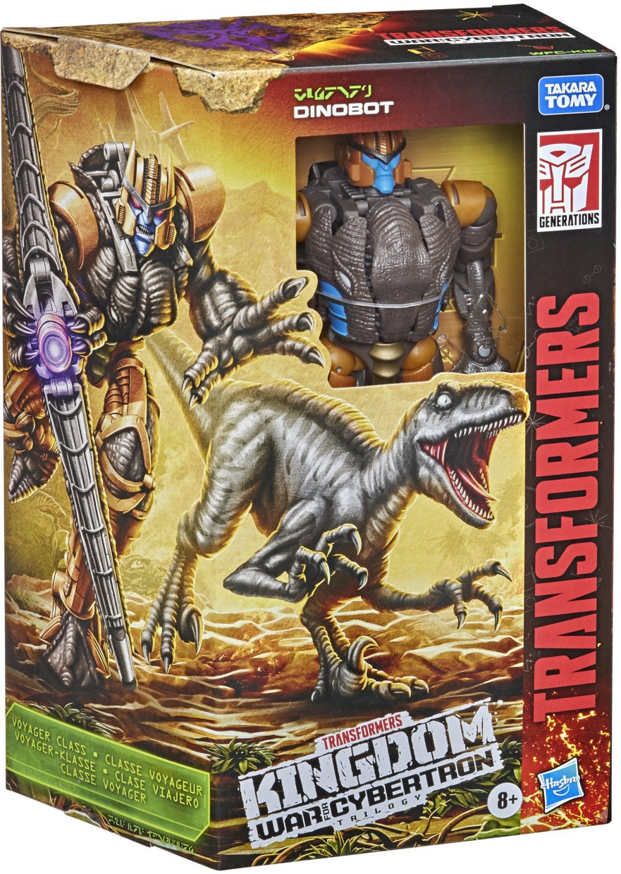 Transformers Kingdom War For Cybertron Voyager Dinobot