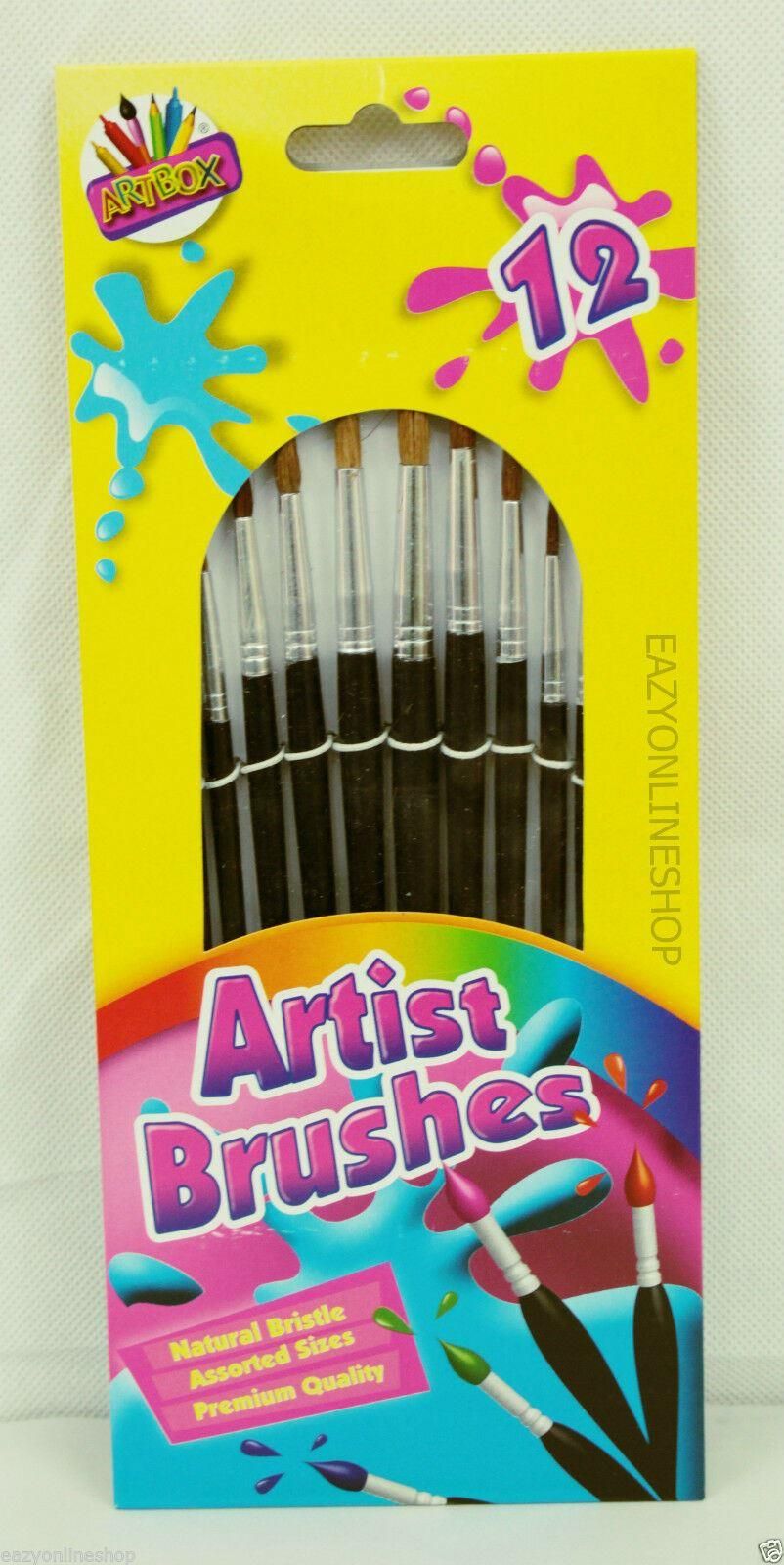 Artist Brushes X 12 Rd Brushes