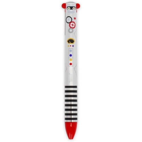 Legami Two-Color Ballpoint Pen - Click&Clack - Robot