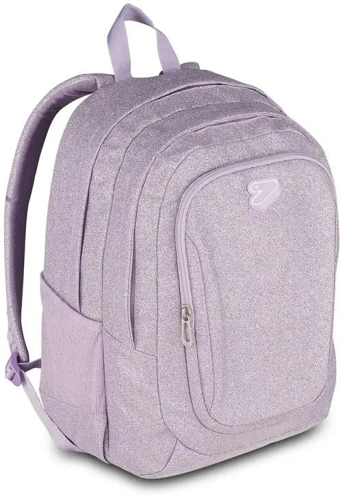 Seven Zaino Tech Shiny Glitter Viola Lilla Backpack 29 Ltrs - 2 large compartments fit a4
