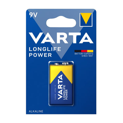 Varta High Energy 9V Battery. Alkaline