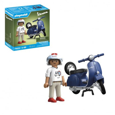 Playmobil 1969 Vespa 150 Sprint Veloce, Blue - 71622