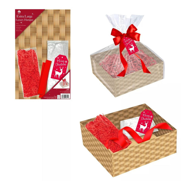 Make Your Own Extra Large Luxury Christmas Gift Hamper Kit 50cm