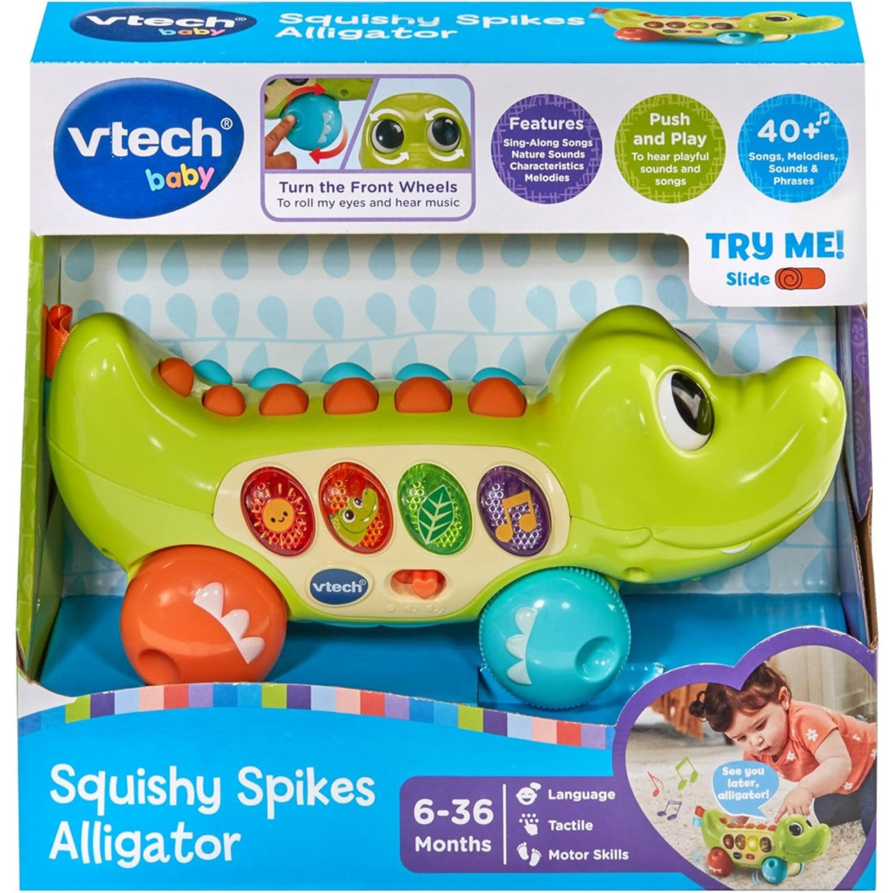 Vtech Squish And Learn With The Squishy Spikes Alligator