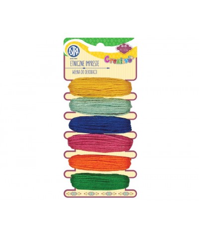Wool 6 colours x5 mtrs