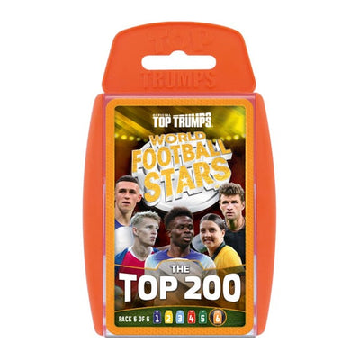 World Football Stars Top 200 - Pack 6 Top Trumps Card Game