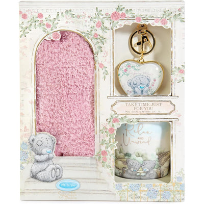 Me to You Tatty Teddy Socks, Mug & Shine Bright Keyring in Luxury Gift Box Signature Collection