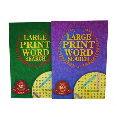 Large Print Word Search Books for Adults A5
