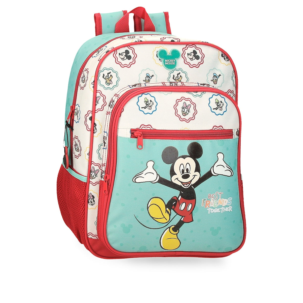 Mickey backpack Best friends together 38 cm - 1 large compartment fit A4
