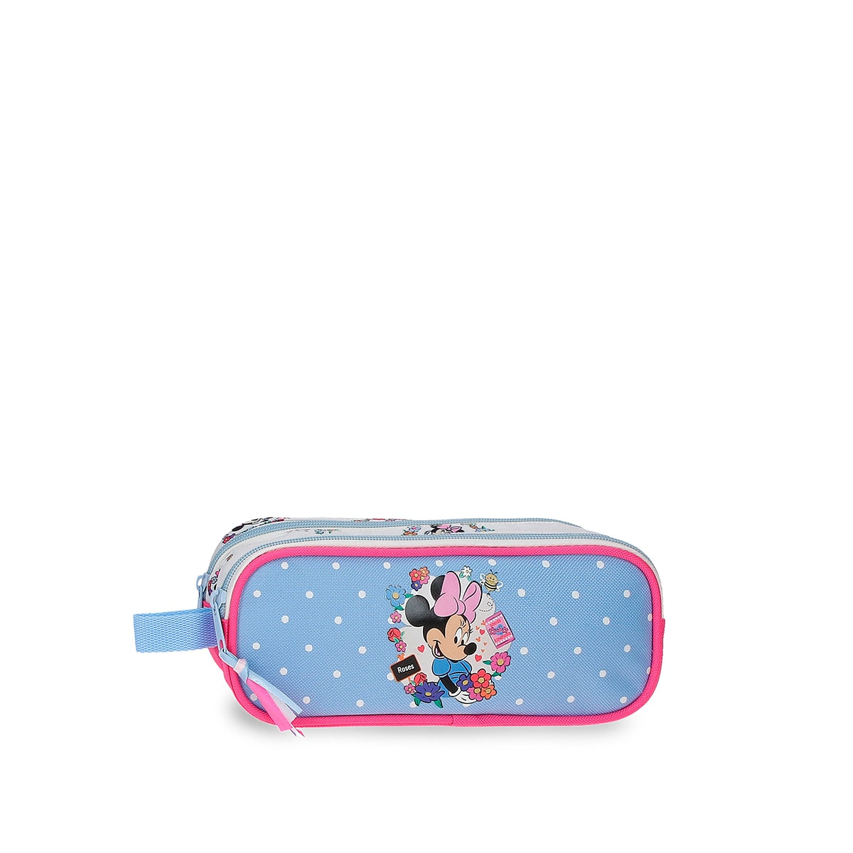 Disney Minnie Flowers 2 zip Pencil case
