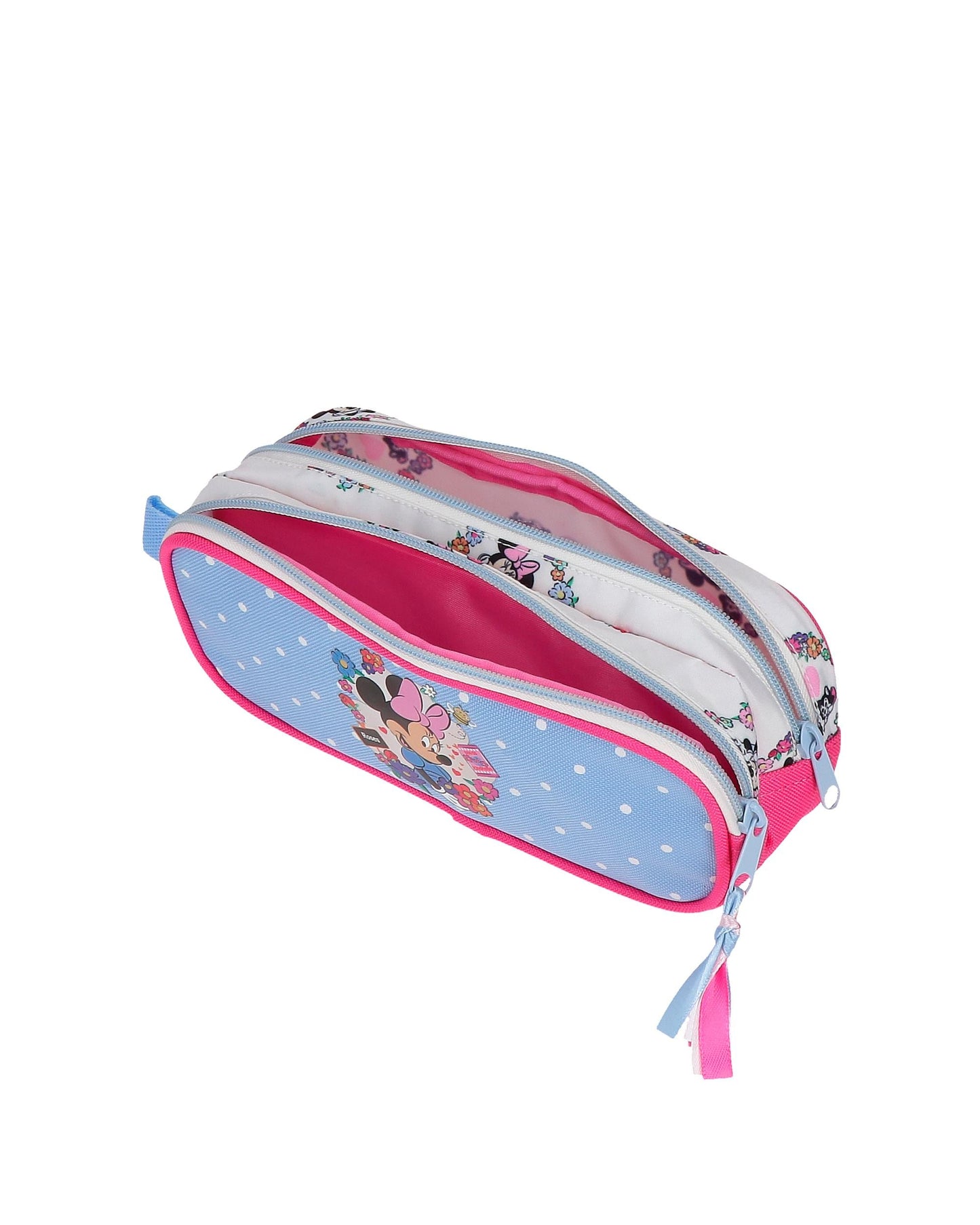 Disney Minnie Flowers 2 zip Pencil case