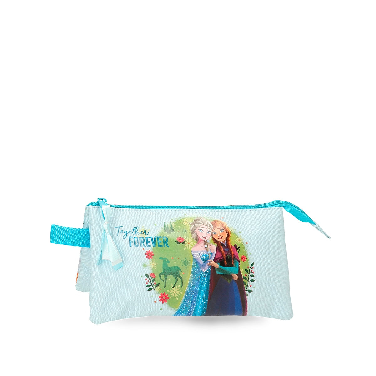 Together FOREVER Frozen Pencil Case 2 zip 3 compartments