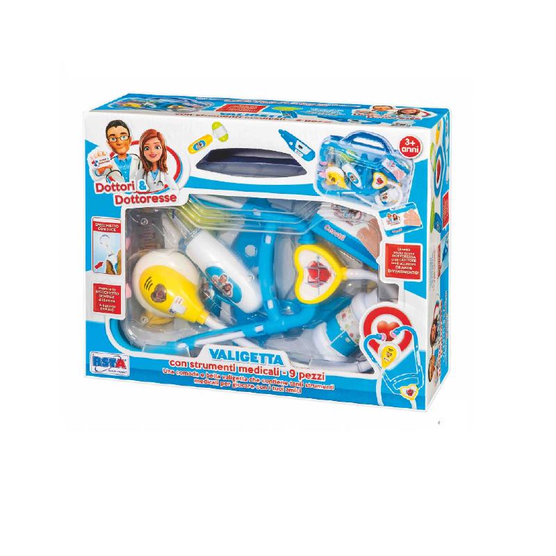 Doctor'S Case With 9 Medical Instruments