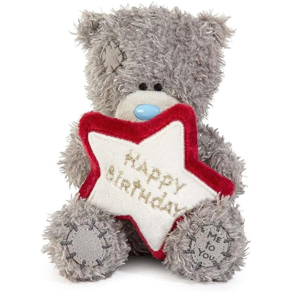 Me to You Tatty Teddy Plush 10cm Birthday Bear with Embroidered Star