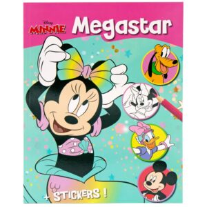 Megastar Colouring And Stickers - Minnie