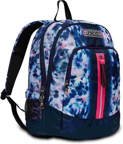 Seven Cloudy Shapes Backpack 2 Large Compartments